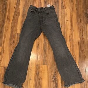 Levi's Dark Gray Flare Jeans